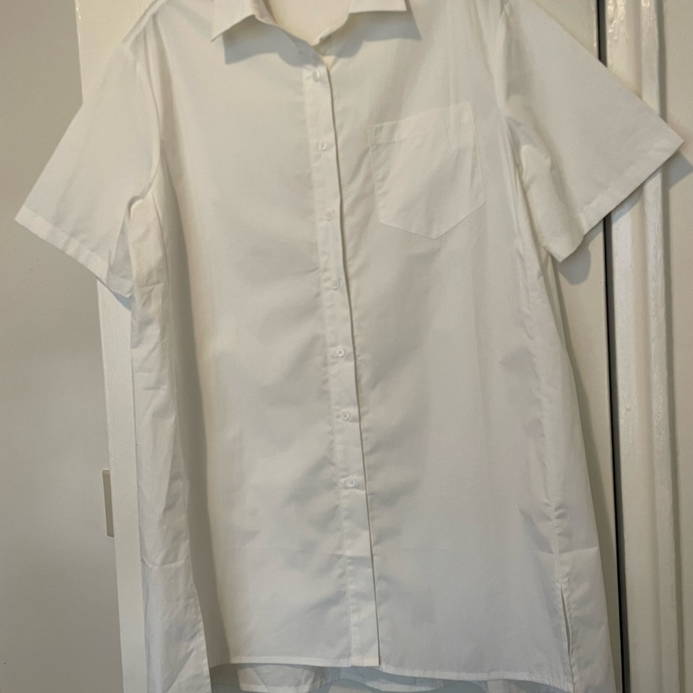 SHEIN short sleeve button down dress